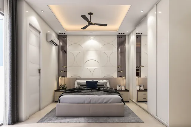 Master bedroom with full-height wardrobe (artist's impression)