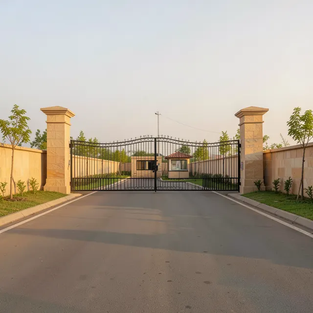 Gated entrance (artist's impression)